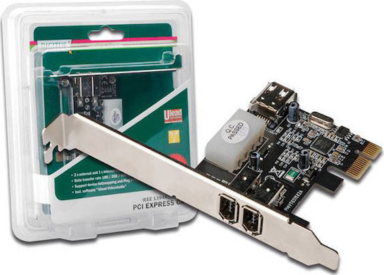 Digitus Κάρτα PCIe σε 3 θύρες Firewire 400