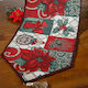 Sette Colori Christmas Tablecloth Runner Fabric Multicolour L170xW45cm.