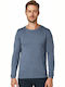 Tom Tailor Herren Langarm-Pullover Blau