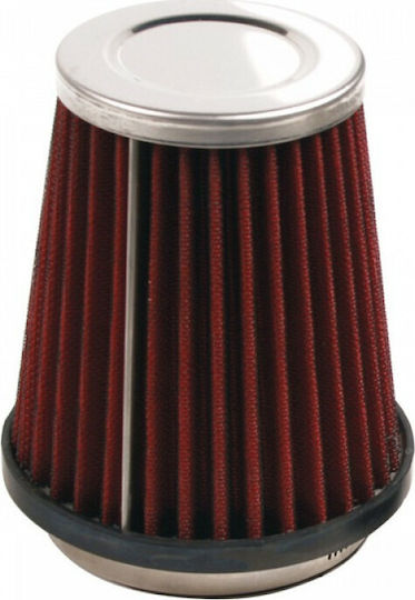 Lampa Filtru de aer Pâlnie Tip deschis Conică Universal AF-2 Roșu 60-90mm