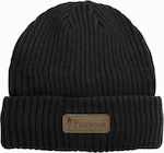 Pinewood Beanie Beanie with Rib Knit in Black c...
