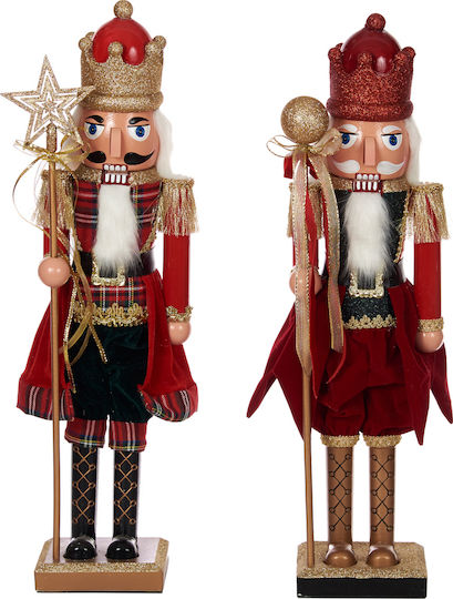 TnS Soldat de plumb Nutcracker de Crăciun Lemn Înălțime 40cm. (desene și modele diverse)