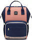 Lequeen Wickeltasche-Wickelrucksack Blue - Pink...