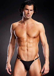 Blue Line Micro Jock with Metal Rings