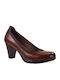 La Coquette Pumps mit Chunky mittelhohem Absatz Tabac Braun