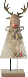 Lianos Christmas Wooden Figure Reindeer Length 7cm