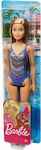 Barbie Beach Κούκλα Blue Swimsuitt για 3+ Ετών