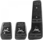 Luisi Car Pedal Set Universal Black 3pcs /LU