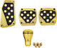 Auto Gs Car Pedal Set Universal Gold 5pcs