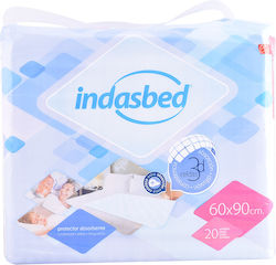 Indasec Super Bed Protector Incontinence Underpads 60x90cm 20pcs