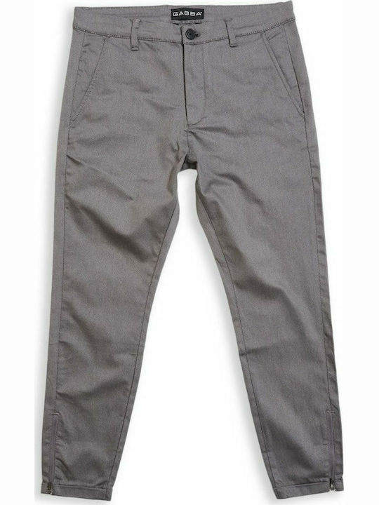 Gabba Pisa K3280 Men's Trousers in Regular Fit Gray