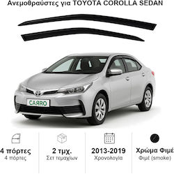 Heko Satz Auto Windschutzscheiben Vorderseite Dunkle Fime für Toyota Corolla 2 Stück 29635