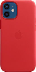 Apple Leather Case with MagSafe Leather Back Cover Red (iPhone 12 mini)