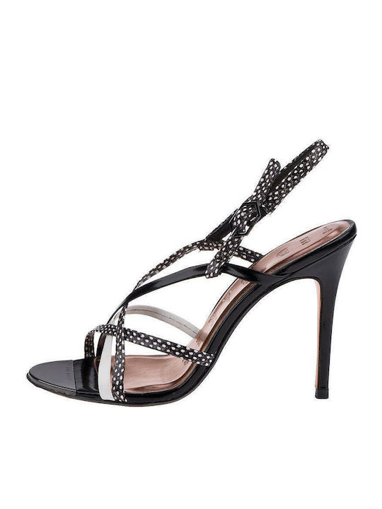 Leder Sandalen Schwarz