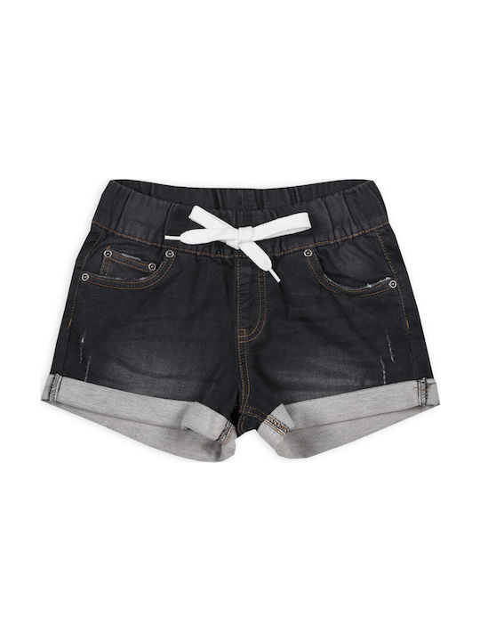 District75 Kids Shorts/Bermuda Denim Denim Βερμούδα Black