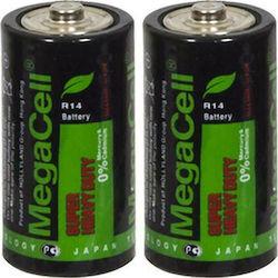 Megacell Μπαταρίες Zinc C 1.5V 24τμχ