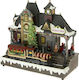 Iliadis Christmas Illuminated Decorative House with Electric with Movement 32x30x16cm.