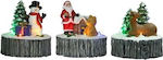 Diakakis Christma Lighted Decorative Decorative Scenery Battery 10x9x9cm