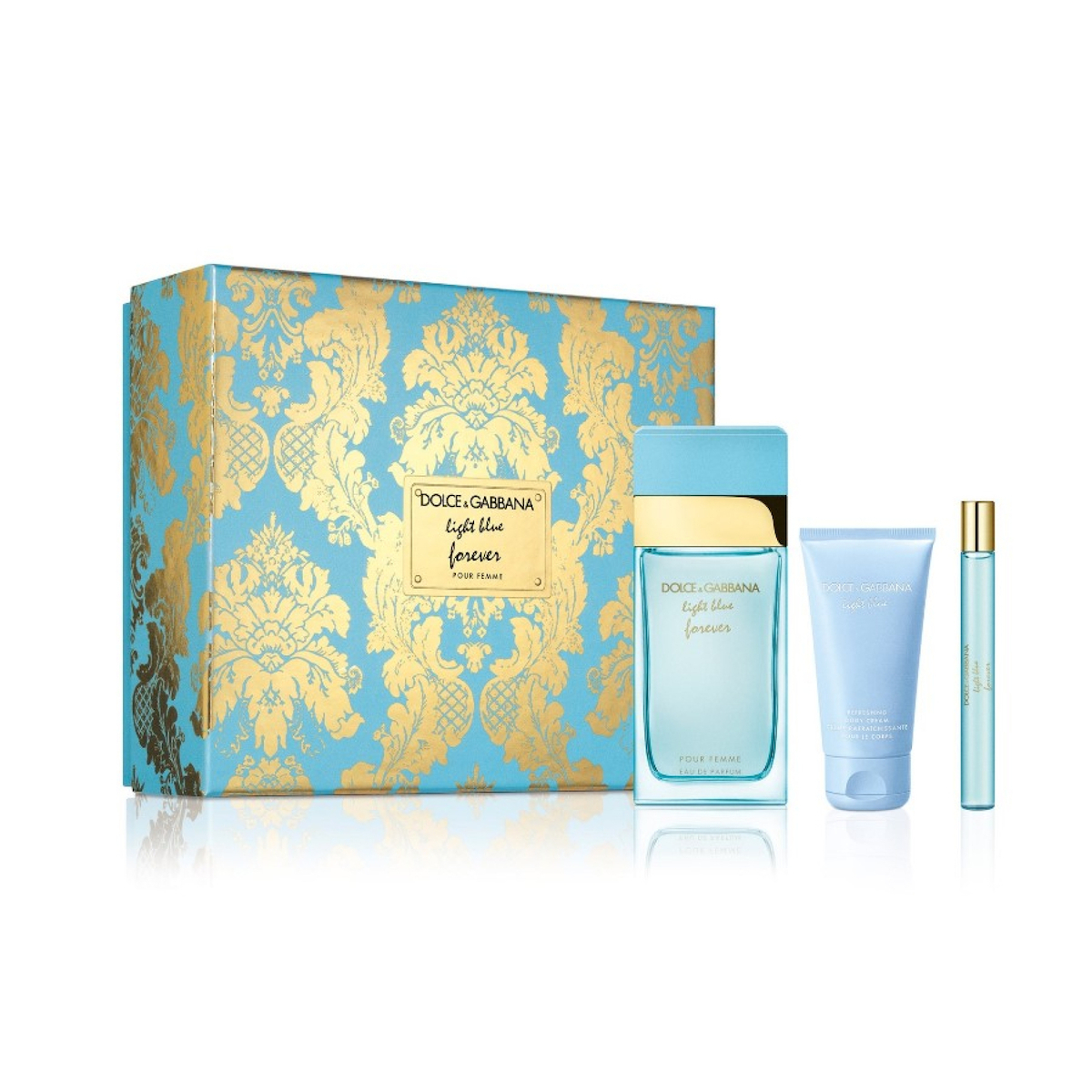 Dolce & Gabbana Light Blue Forever Eau De Toilette 100ml, Body Cream