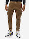 Trousers Cargo Elastic Brown