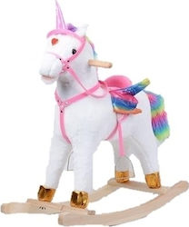 Rocking Toy Unicorn for 12++ months With Sound White