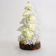 Christmas Decorative Snowy Illuminated Tree 26cm IP20 Battery White 3pcs Pine Tree Table