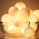 20 Lights LED 2.85m. White Battery in String 1pcs