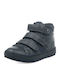 Sprox Kids Leather Boots with Hoop & Loop Closure Navy Blue