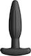 Electrastim Silicone Noir Rocker Πρωκτική Σφήνα Small Small Μαύρη 12cm