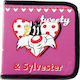 Lampa Portable Case CD & DVD Tweety Heart Case Square for 24 CDs