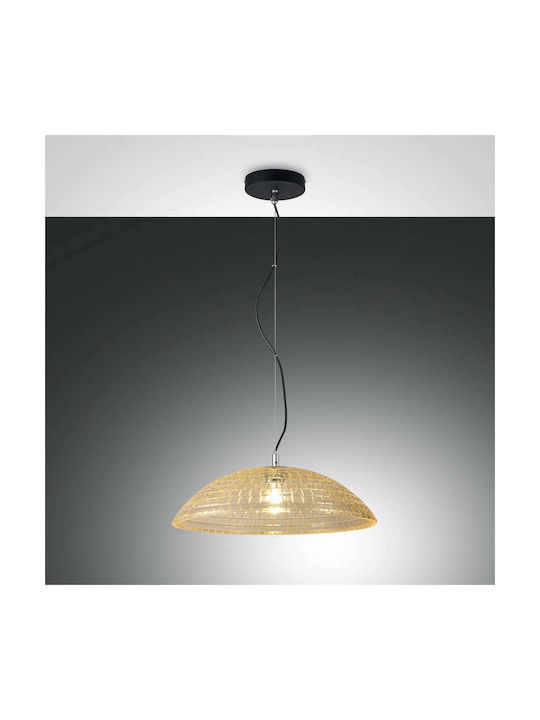 Fabas Luce Diamond Pendant Light Single-Light for Socket E27 Honey