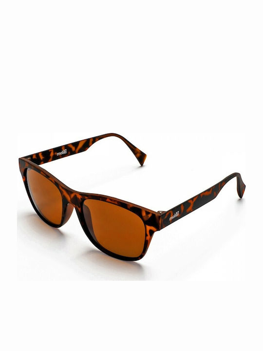 Mohiti In Motion TR117 Women's Sunglasses with Brown Tartaruga Plastic Frame and Brown Polarized Lens