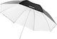 Walimex 2in1 Reflex & Translucent Umbrella 84cm Ομπρέλα για Studio White