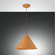 Fabas Luce Esino Pendant Light Single-Light for Socket E27 Brown