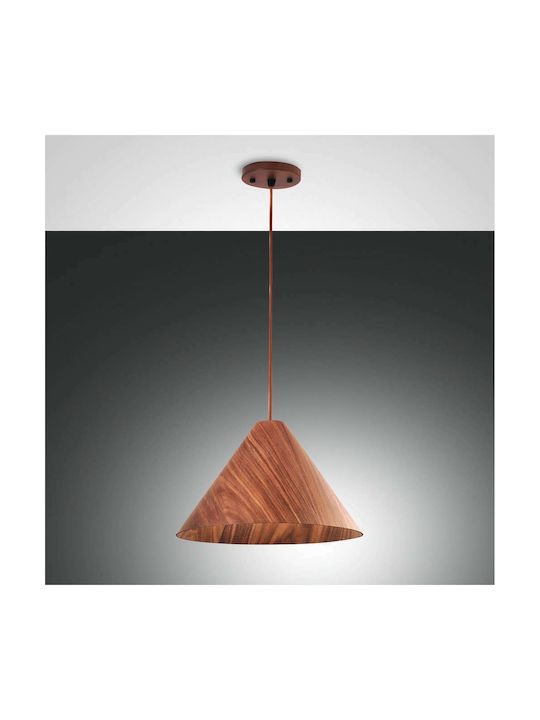 Fabas Luce Esino Pendant Light Single-Light for Socket E27 Brown