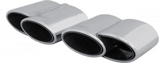 Simoni Racing Μπούκα Εξάτμισης για Alfa Romeo TRX83 Διπλή 57x203x200x2mm