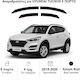 Heko Satz Windabweiser Vordere und Hintere Dark Fime für Hyundai Tucson 4Stück