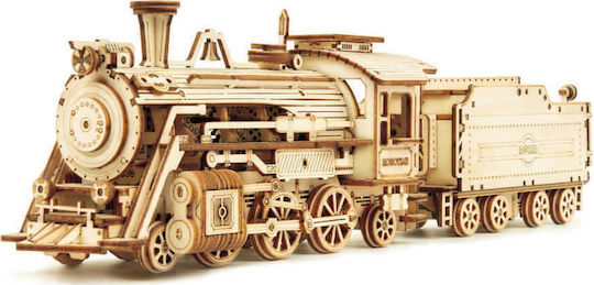 Robotime Παιχνίδι Κατασκευών Ξύλινo 3D Prime Steam Express 1:80 για Παιδιά 13+ Ετών