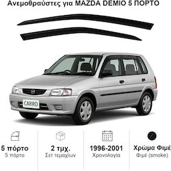 Heko Front Car Windbreakers Dark Fime for Mazda Demio 2 Pieces Heko Front Car Windbreakers Dark Fime for Mazda Demio 2 Pieces