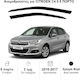 Heko Set of Windbreakers Front Car Dark Fime for Citroen C4 2pcs
