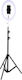 Ringlicht LED USB Tripod 1,6m Ringlicht 26cm 2500 - 4500K mit Bodenstativ und Handyhalter