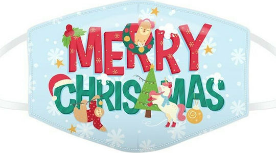 Puckator Christmas Face Covering Festive Friends Merry Christmas Large 1τμχ
