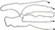 Sextreme Chain With Nipple & Clitoris Clamps Σφιγκτήρες Θηλών σε Ασημί Χρώμα
