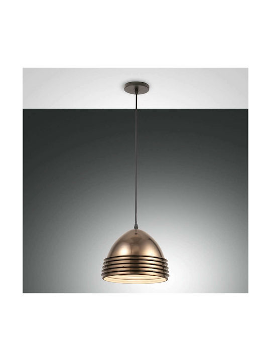 Fabas Luce Gavia Pendant Light Single-Light for Socket E27 Bronze