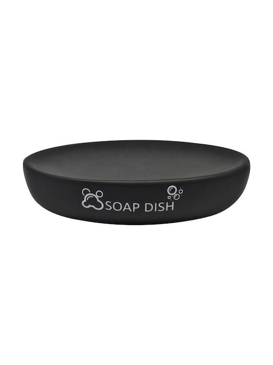 Ankor Tabletop Soap Dish Ceramic Black