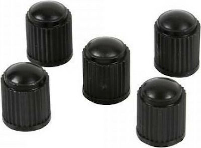 Lampa Car Tire Valve Caps Plastic Black 100pcs