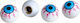 Simoni Racing Shocking Eyes Car Tire Valve Caps Eyes Multicolour 4pcs