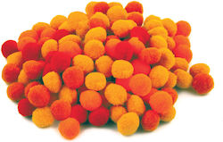 Meyco Craft Pom Pom with Diameter 10mm Set of 1...