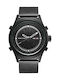 Weide Herrenuhr 44mm Batterie mit Schwarz Metallarmband
