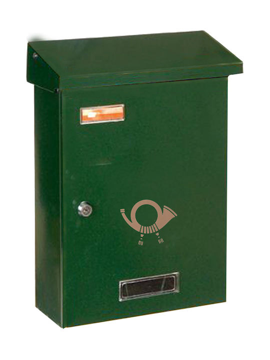 Viometal LTD Ancona 250 Outdoor Mailbox Metallic Cypress 28x10x36cm